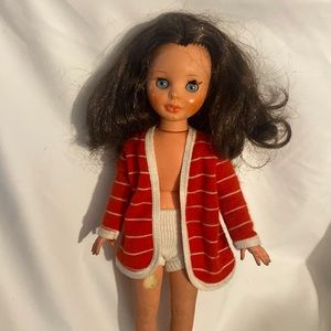 Vintage 1969 Furga Italy Posable Italian Vittoria Doll With Orig Clothes…